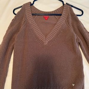 GUESS brown sweater